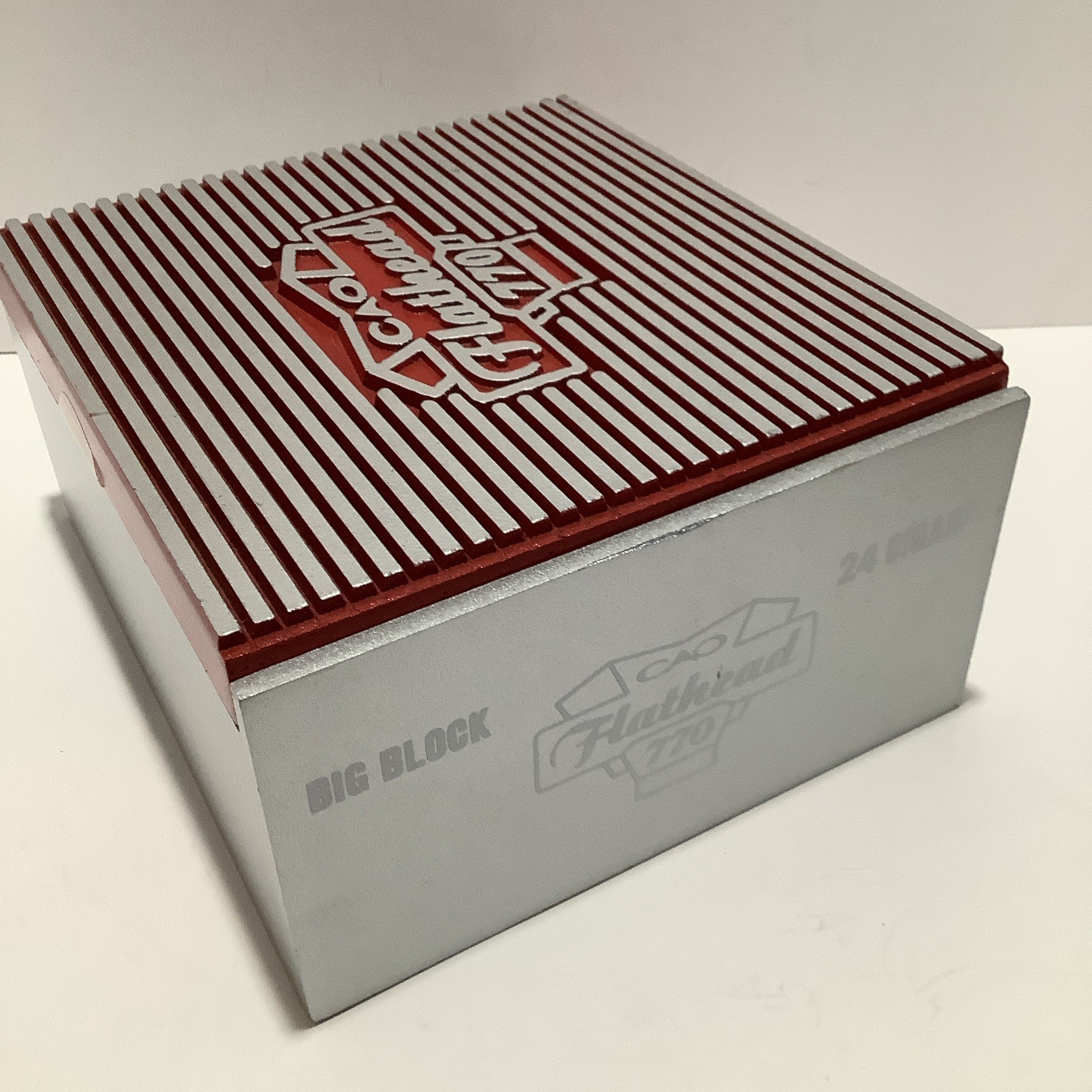 CAO Flathead 770 Empty Wooden Cigar Box 8.5x7.5x4, Exc