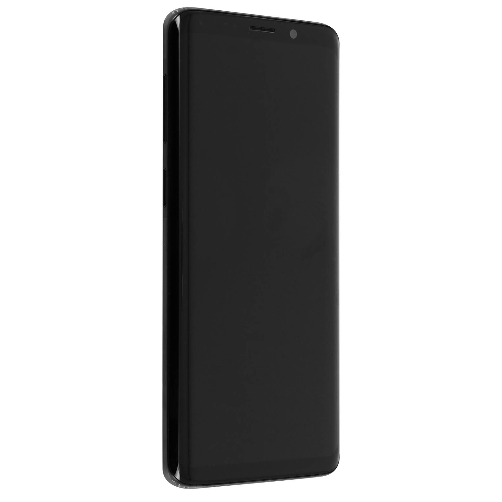 Écran LCD et vitre tactile pour Galaxy S9 Plus noir avec châssis de remplacement