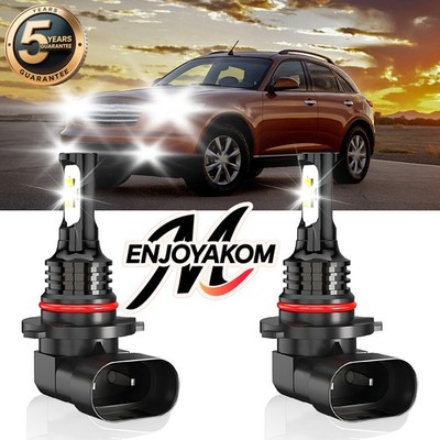 For Infiniti FX35 2003-2005 8000lm 2x LED Fog Driving Light High Power Bulbs