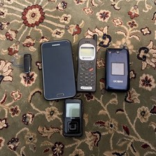 Lot of 5 Different Vintage Phon Cellphones Samsung, Kyocera , Ect Not Tested