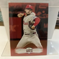 Aaron Nola 2025 Topps Stadium Club - Red Foil Hobby Excl.