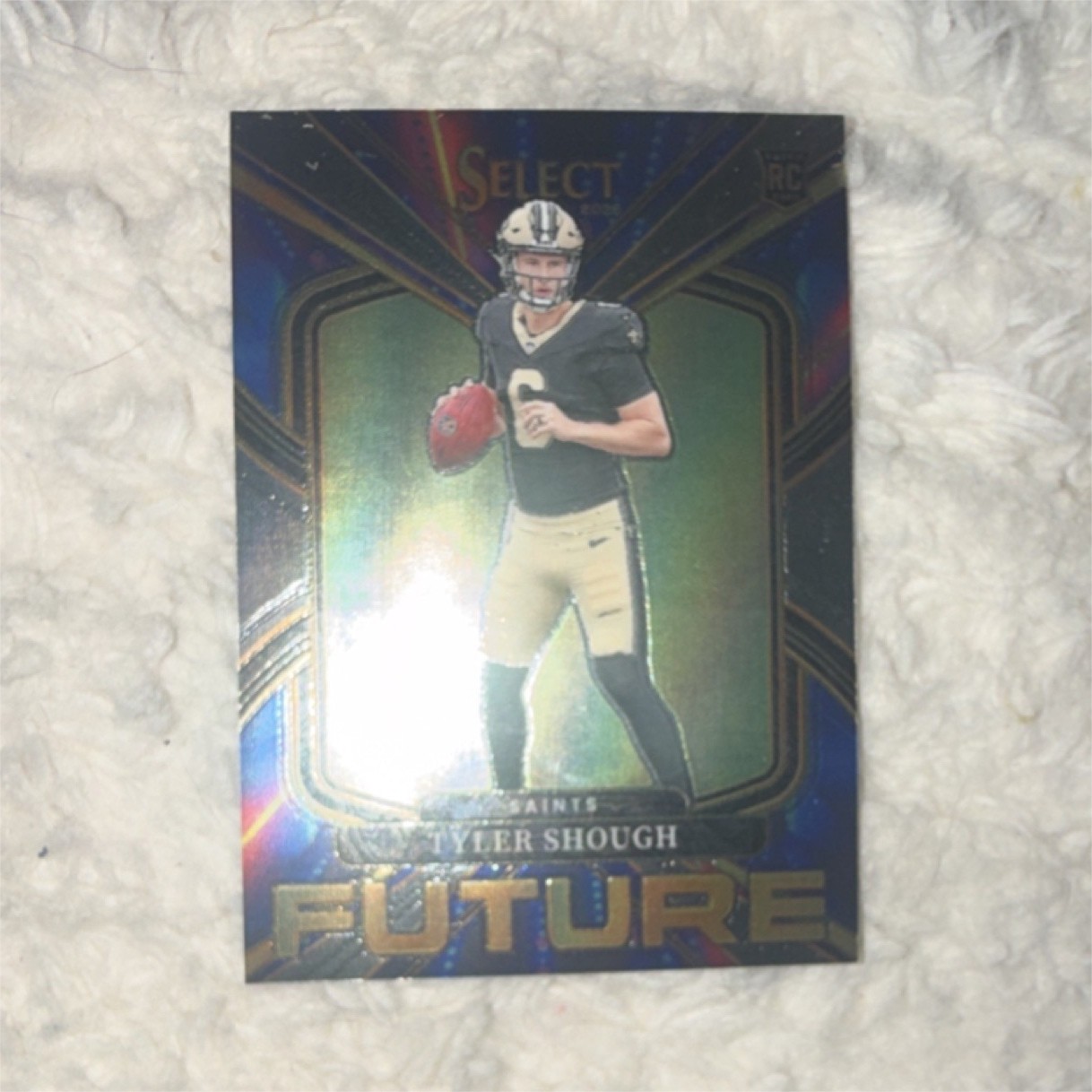 2025 Panini Select Football Select Future Rookie Insert Tyler Shough #17 Saints