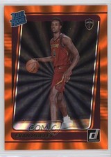 2021-22 Panini Donruss Rated Rookie Holo Orange Laser Evan Mobley #225 0h26