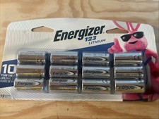 Energizer 123 3V Lithium Batteries dated 12-2035 12 Pack