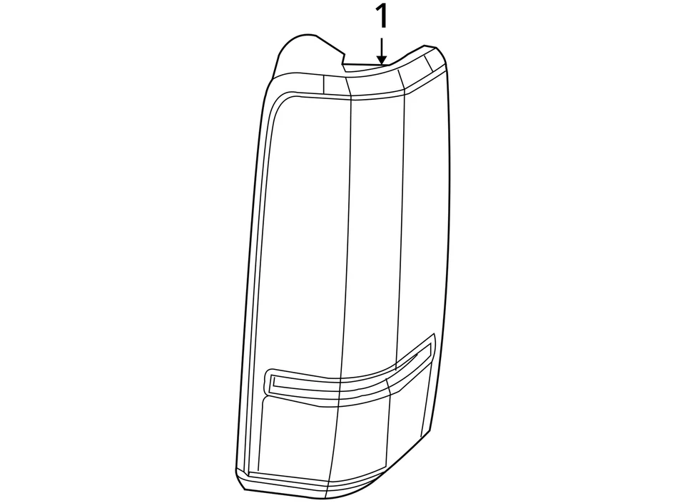 Оригинальный левый задний фонарь для Dodge Nitro 2007–2011 годов выпуска DWRVS - Изображение 3 из 3
