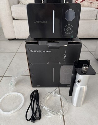 Aroma360 Museum360 Oil Diffuser Black 500ml Touch Screen Light