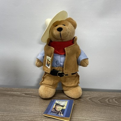 Legends of Hollywood John Wayne Plush 9'' Jointed Teddy Bear Stamp 2005
