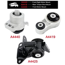 3PCS Engine Motor Auto Trans Mount For 2007-2012 Mazda CX-7 2.3L 9537 9829 9507