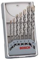 Bosch Betonbohrer CYL-3 Set Silver Percussion 7-Teilig 4, 5, 6, 6, 7, 8, 10 Mm