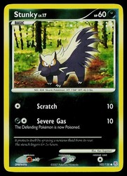 Stunky 102/130 Diamond & Pearl Common Reverse Holo