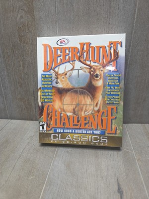 RARE EA Sports Deer Hunt Challenge 3D Video Game PC CD-ROM ,NEW & SEALED