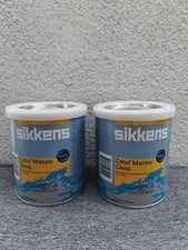 Two 2  Interlux Sikkens Cetol Marine Gloss Wood Finish 2 Full Cans/ 1QT Each 