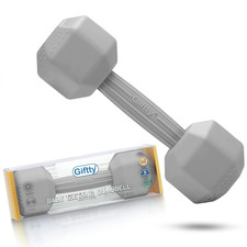 Baby Dumbbell Toy - Silicone Infant Rattle Teething Toy Teether Toddler Sensory