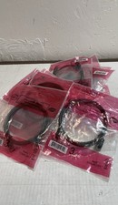 CAT6 Ethernet Patch Cables 3ft RJ45 Black Shaxon UL724M803BK-1FB Lot of 16