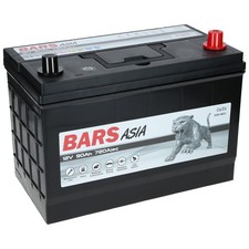 Autobatterie Bars 12V 90Ah +Rechts Asia Starterbatterie ersetzt 90 92 100 Ah