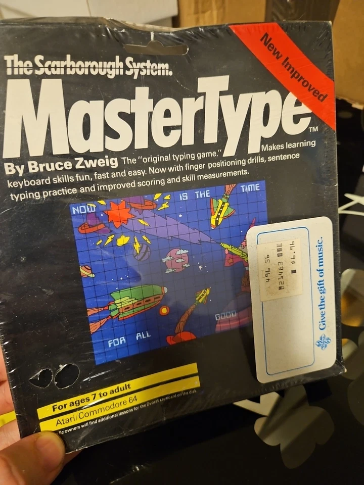 New Sealed Master Type Rom Cartridge For Commodore 64 Computer Brand Typing Game - Image 3 of 4