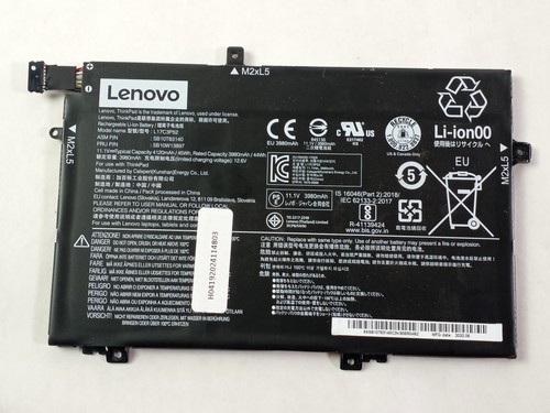 Lenovo THINKPAD 3980mAh 3 Zelle 11.1 V Laptop Batterie 5B10W13897
