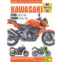 Kawasaki Motorrad Z750 Und Z1000 (2003-2008) Reparaturanleitung Haynes