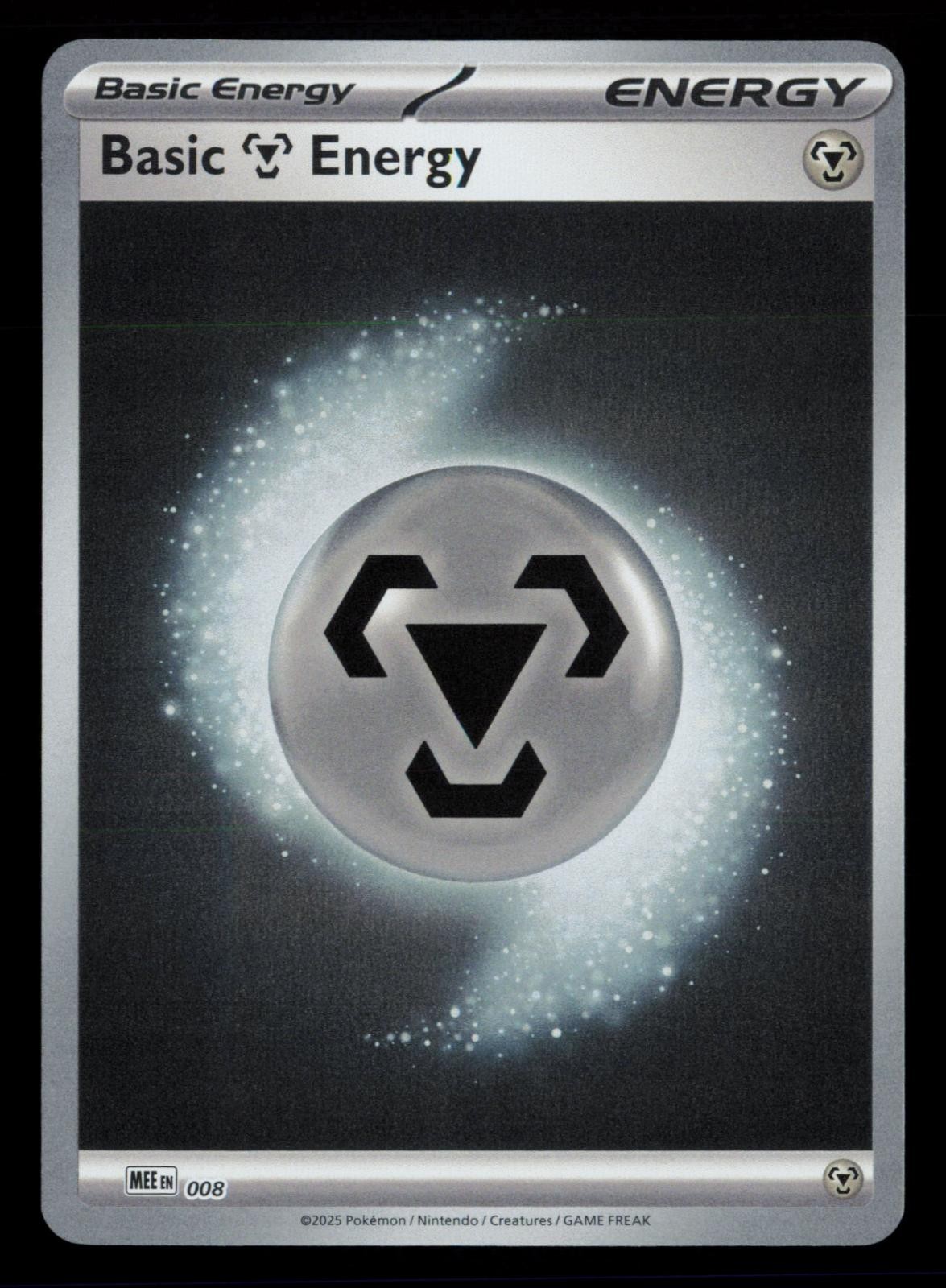 Basic Metal Energy - 008 8 Mega Evolution Energies Pokemon Reverse Holo NM