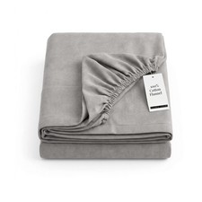 Tribeca Living Queen Flannel Fitted Sheet 170 Gsm - Pocket Fits