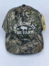 Mossy Oak Camo Hunting Baseball Cap Hat Adjustable Snapback NWT Numbered Tag