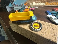 Vintage 1969 Hot Wheels Redline Diecast 1/64 Blue Heavyweights Dump Truck HK VGC