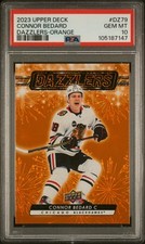2023 UPPER DECK DAZZLERS ORANGE #DZ79 CONNOR BEDARD ROOKIE RC PSA 10