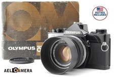   EXC 5  Olympus OM-1 MD 35mm Film Camera F.Zuiko Auto-S 50mm f1.8 Lens From JAPAN