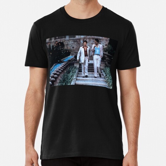 T-shirt Scarface 'Tony At Desk' - Taille Unique, Blanc, Marque Impact, Neuf Avec étiquettes Sous Licence