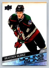 2020-21 Upper Deck #499 Brayden Burke Young Guns RC (ref 184520)