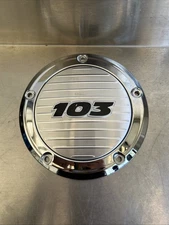 Genuine Harley Davidson Derby Cover Chrome 103 Dyna Softail Touring 60872-11 #19