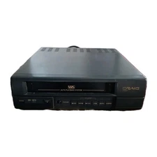 Craig VHS Player Model PT622A - No remote Tested & Works! Ships From USA 