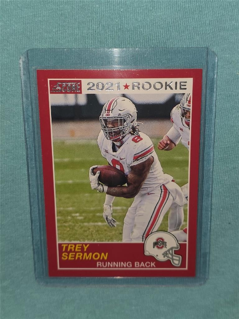 2021 Panini Chronicles Draft Picks Score 55 Trey Sermon Rookie RC