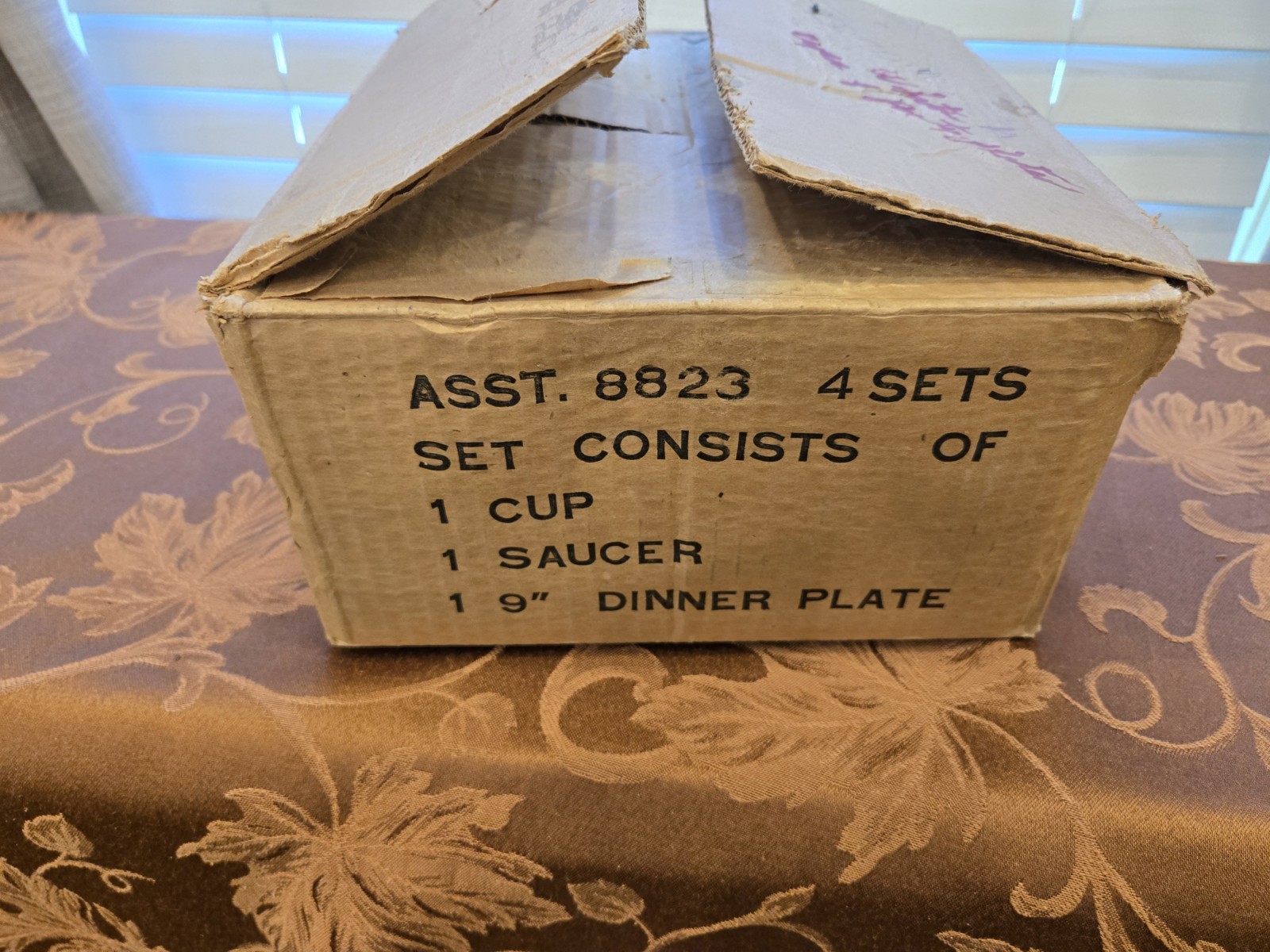 Vintage Hazel-Atlas  White, Dessert/Bread Tea Cup and Saucers 4 sets