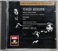 Yehudi Menuhin &ndash; Mendelssohn Dvorak Violin Concertos CD 1991 EMI Enesco