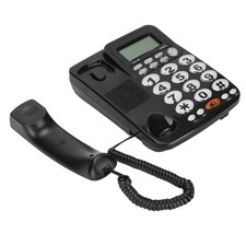 Desk Telephone Caller ID Large Buttons Tilt Display Corded Landline For Home