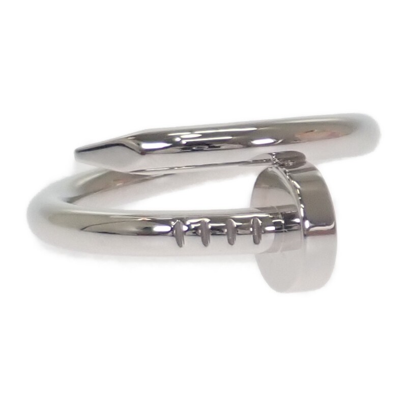 Cartier Juste Un Clou 18K White Gold Ring Size 5 #01031-image