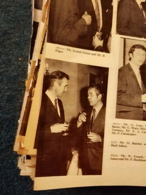 Sk231 Ephemera 1973 Bild Norwich Herr D Metzger Basil Aslam