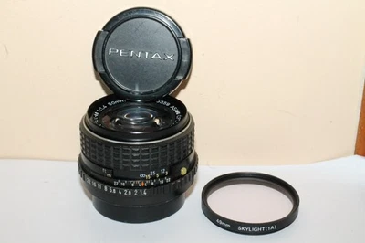 SMC Pentax-M 50 mm 1,4 KM + filtre 1A - Photo 1/4