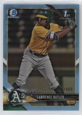 2018 Bowman Draft Chrome Sky Blue Refractor 316/402 Lawrence Butler #BDC-4 1k9t