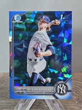 2022 Bowman Draft Sapphire Edition #BDC-43 Trystan Vrieling New York Yankees