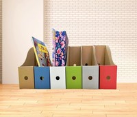 Stehsammler Karton Stabil Zeitschriftenhalter Pappe A4 Ordner 6 StüCk 26X26 Cm