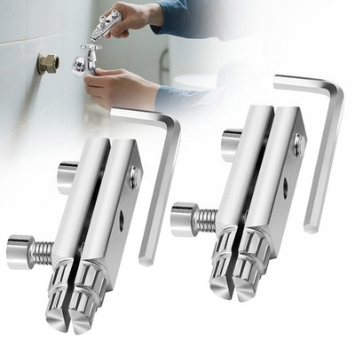 2x Adjustable Broken Pipe Extractor Tool 13 18mm for 1/2''3/4'' Faucet Angle Valve