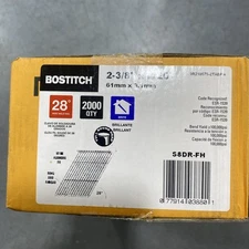 Bostitch 2000-Qty 2-3/8 In. X .120 Ring Shank 28 Degree Wire Collated Full