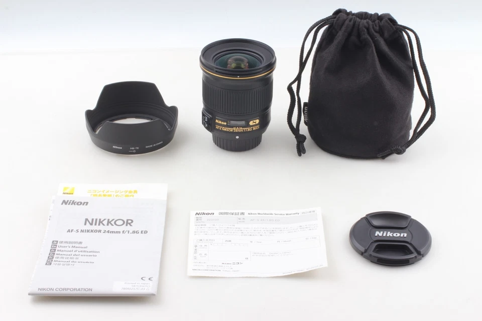【Como nuevo en estuche】 Lente gran angular NIKON AF-S NIKKOR 24mm f/1.8G ED d... - Imagen 2 de 4