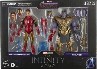 Marvel Legends Infinity Saga Iron Man MK85 & Thanos Final Battle (Avengers Endga