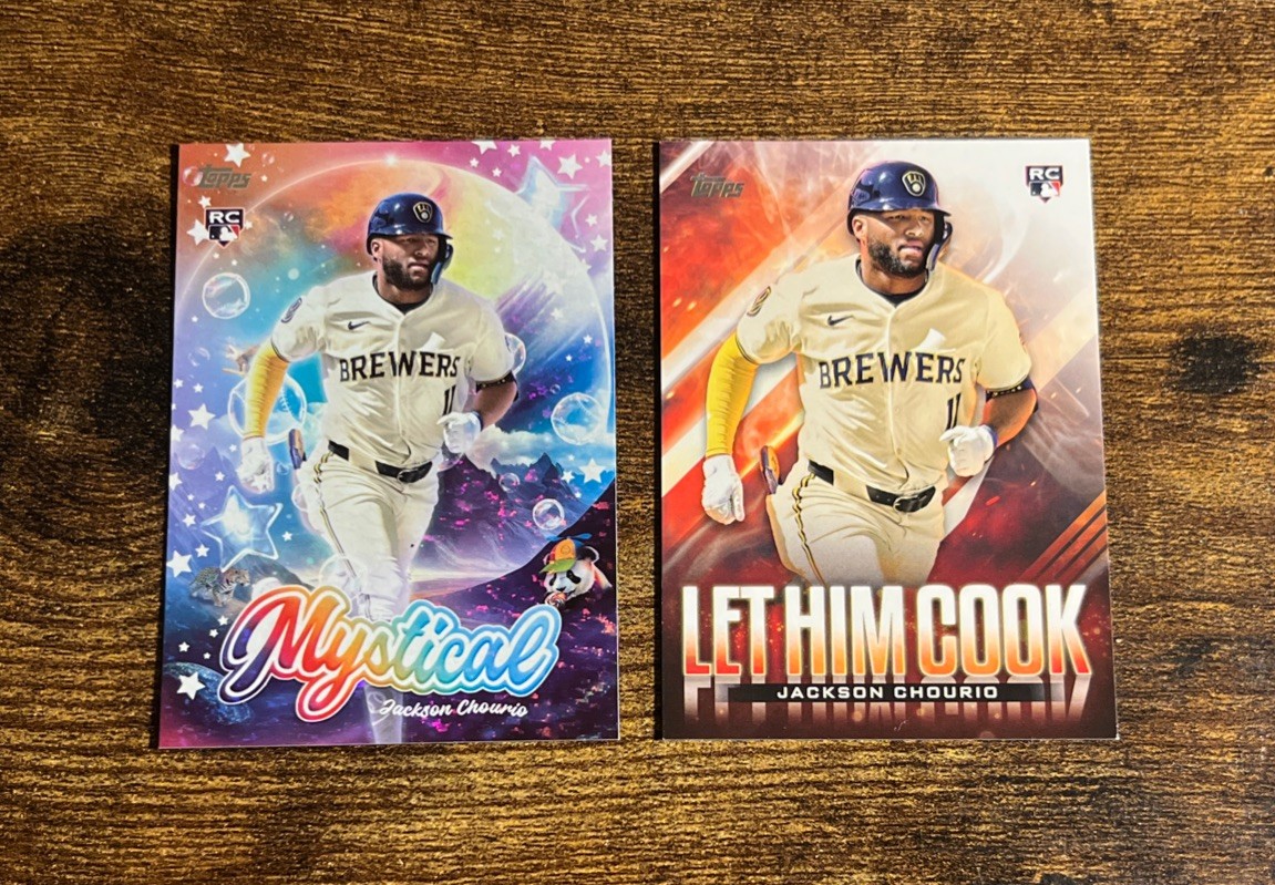 2024 Topps Update - Jackson Chourio Rookie Cards - Mystical & Let Him Cook