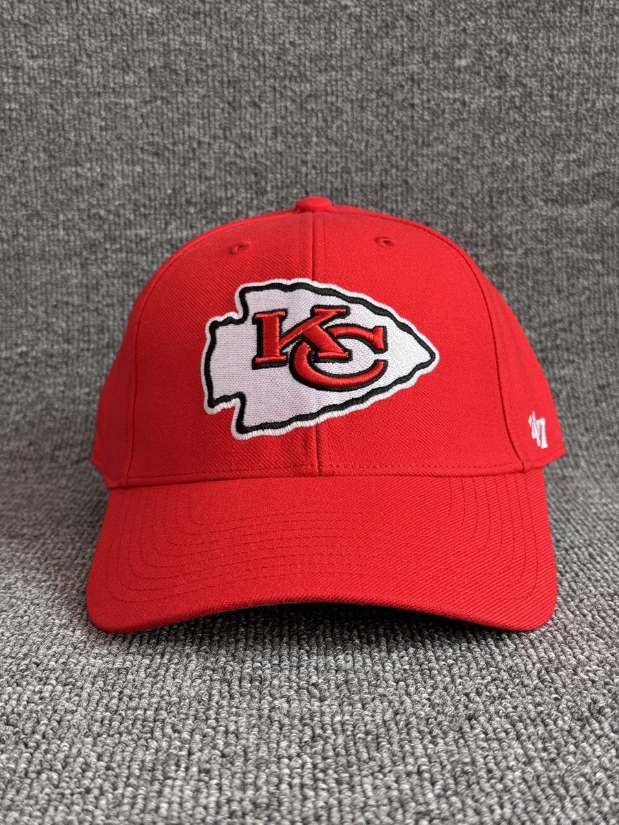 '47 Brand Kansas City Chiefs Dad Hat Strapback Red OSFA NFL Cap
