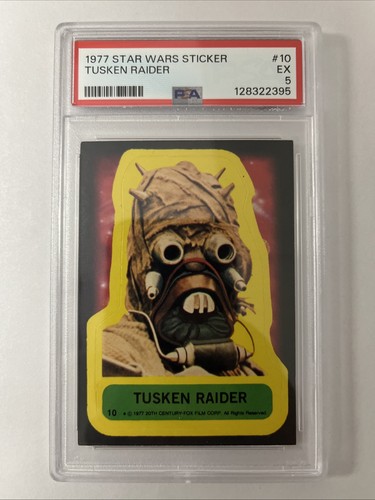 1977 Topps Star Wars Stickers #10 Tusken Raider — PSA (grade unconfirmed)