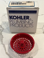 Kohler Basket Strainer Antique Red 8803-25 New Old Stock 
